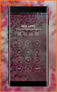 Flower theme pink blossom nature screenshot