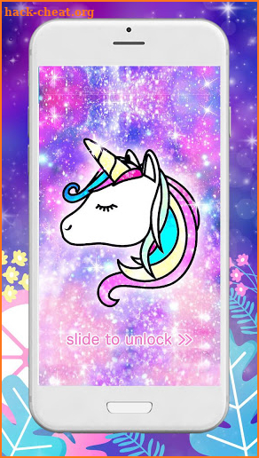 Flower Unicorn Galaxy 3D Live Lock Screen Theme screenshot