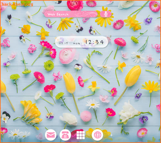 Flower Wallpaper Spring Blossoms Theme screenshot