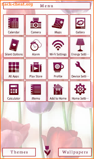 Flower Wallpaper Tulip Pattern Theme screenshot