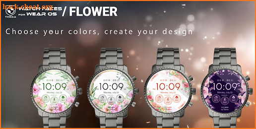 Flower Watch Face screenshot