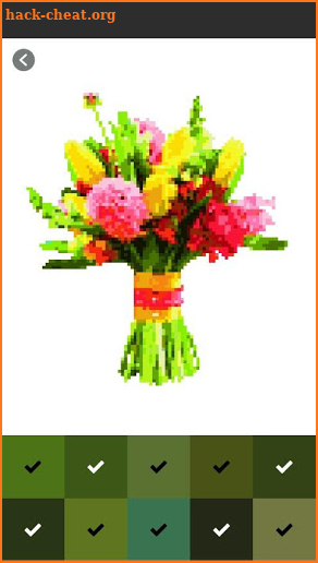 Flowers Bouquet Coloring Book - Color By Number screenshot
