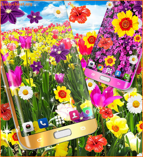 Flowers live wallpaper screenshot
