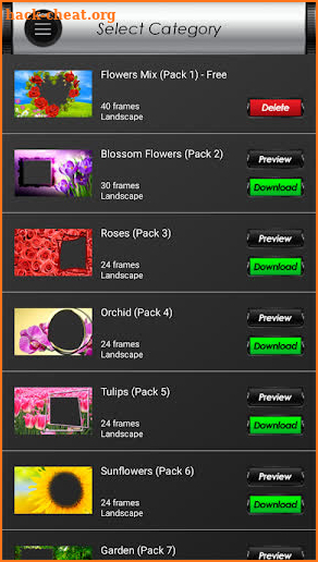 Flowers Photo: Frames, Editor, Stickers & Collage screenshot