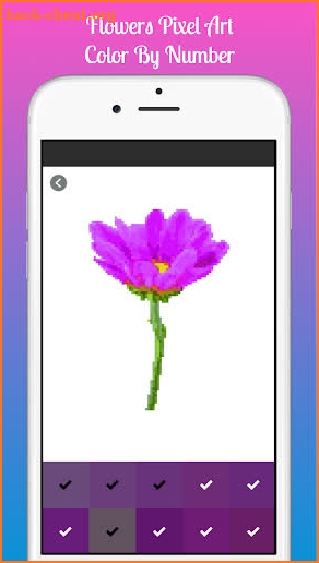 Flowers Pixel: Color By Number screenshot
