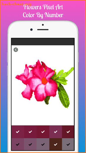 Flowers Pixel: Color By Number screenshot