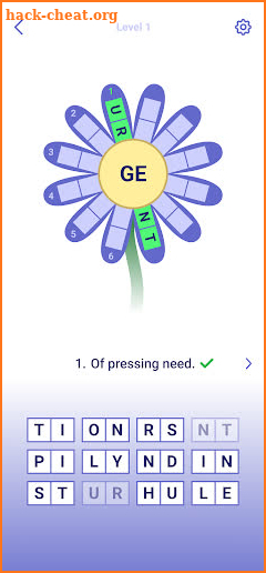 Flowers Power - Word Puzzle screenshot