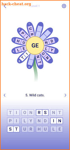 Flowers Power - Word Puzzle screenshot