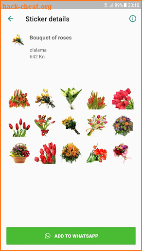 Flowers Stickers For Whatsapp - WAStickerApps screenshot