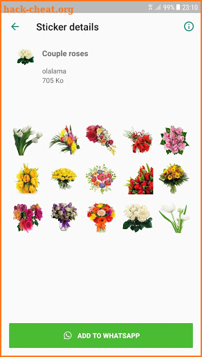 Flowers Stickers For Whatsapp - WAStickerApps screenshot