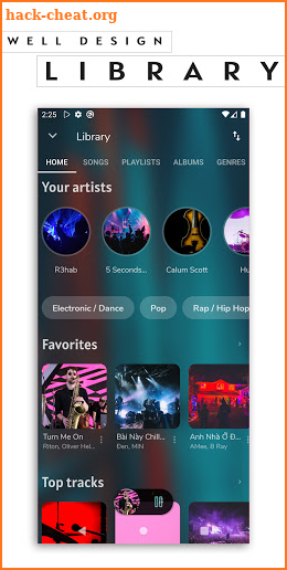 Flowie Music Player: Lyric Player, Sensor Controls screenshot