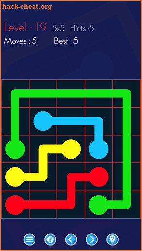 Flowing Free Game - Connect the Dots screenshot