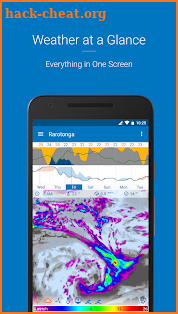Flowx: visual long range weather forecast screenshot
