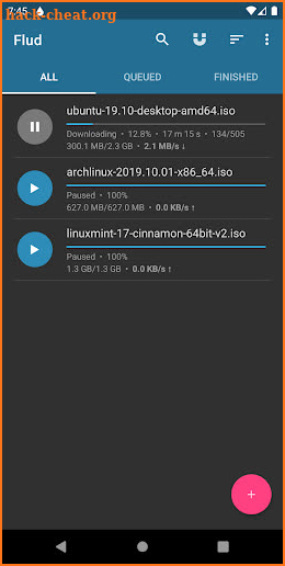 Flud - Torrent Downloader screenshot
