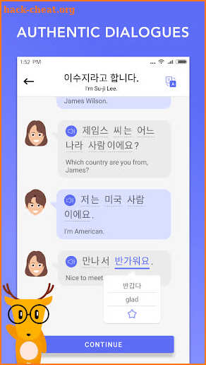 Fluent Korean, Speaking Trainer - LingoDeer Fluent screenshot