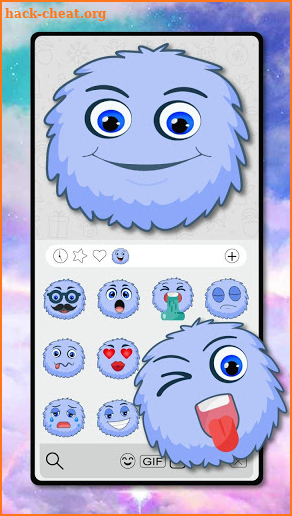Fluff Ball Emoji Stickers screenshot