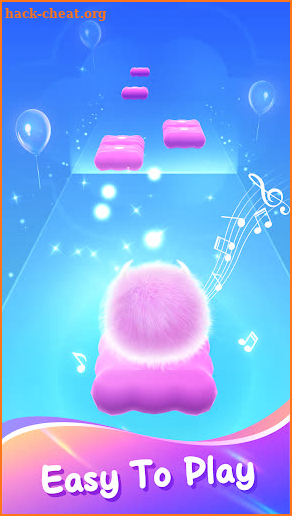 Fluffy Ball: Music Hop Game screenshot