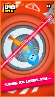Fluffy Fall: Fly Fast to Dodge the Danger! screenshot