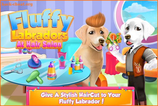 Fluffy Labradors at Hair Salon screenshot