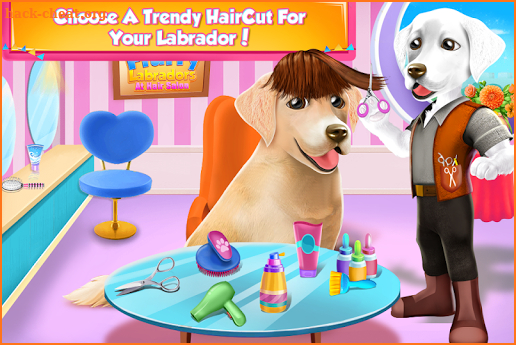 Fluffy Labradors at Hair Salon screenshot