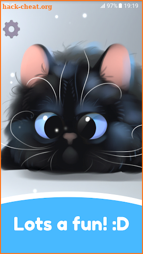 Fluffy Meow Live Wallpaper screenshot
