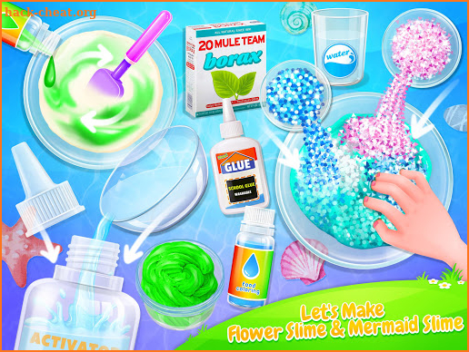 Fluffy Trendy Slime - Mermaid & Flower Slime Fun screenshot