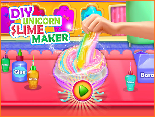 Fluffy Unicorn Slime Maker Simulator screenshot