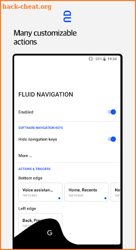 Fluid Navigation Gestures screenshot