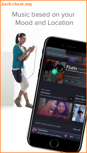 Flutin - smart music playlists screenshot