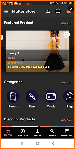 Flutter Store screenshot