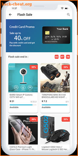 Flutter UI Kit - E-Commerce screenshot