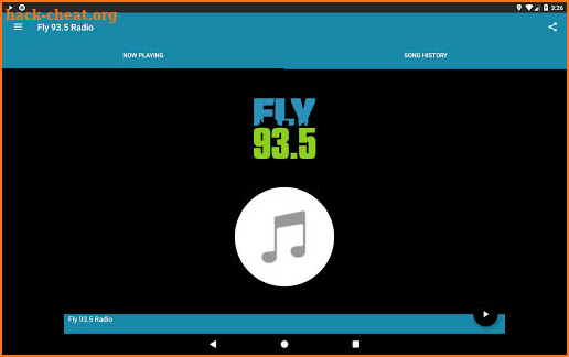 Fly 93.5 Radio screenshot