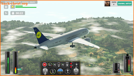 Fly Airplane flight simulator screenshot