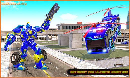 Fly Bus Robot Helicopter Car Transform Robot Games screenshot