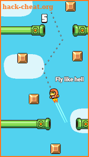 Fly High Jetzy - Jetpack Plus Flappy screenshot