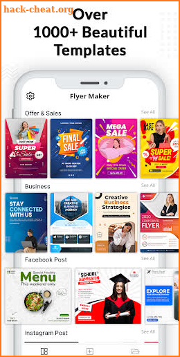 Flyer Maker, Poster Design Ads screenshot