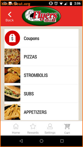 Flyers Pizza screenshot