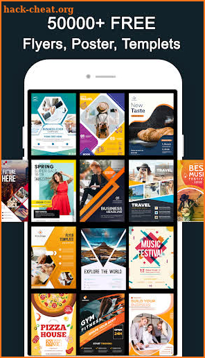 Flyers, Poster Maker, Banner, Card, Graphic Design screenshot