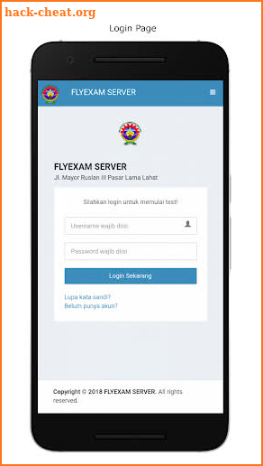 FlyExam Browser screenshot