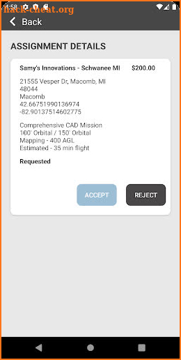 FlyGuys Mission Portal screenshot