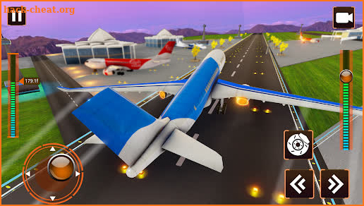 Flying Airplane Games 2021 - Free Flight Simulator screenshot