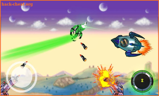 Flying Alien Ben Ghost screenshot