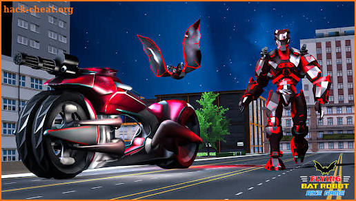 Flying Bat Bike Robot Transform Game 2021 screenshot