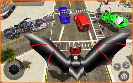 Flying Bat Bike Robot Transform Games 2021 screenshot