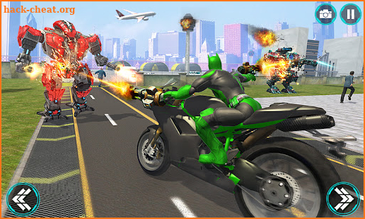 Flying Bat Robot Bike 3D screenshot