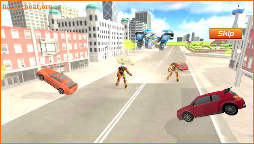 Flying Bat Robot Bike Games 3D screenshot