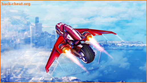 Flying Bike Driving - Water Bike Racing Games screenshot