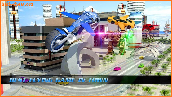 Flying Bike Steel Robots screenshot