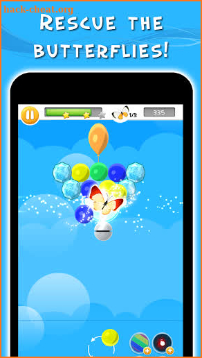 Flying Bubbles Pop! screenshot