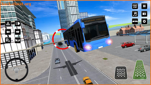 Flying Bus Driving simulator 2019: Free Bus Games screenshot